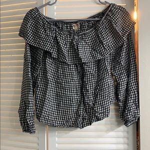 Strapless Long sleeve top